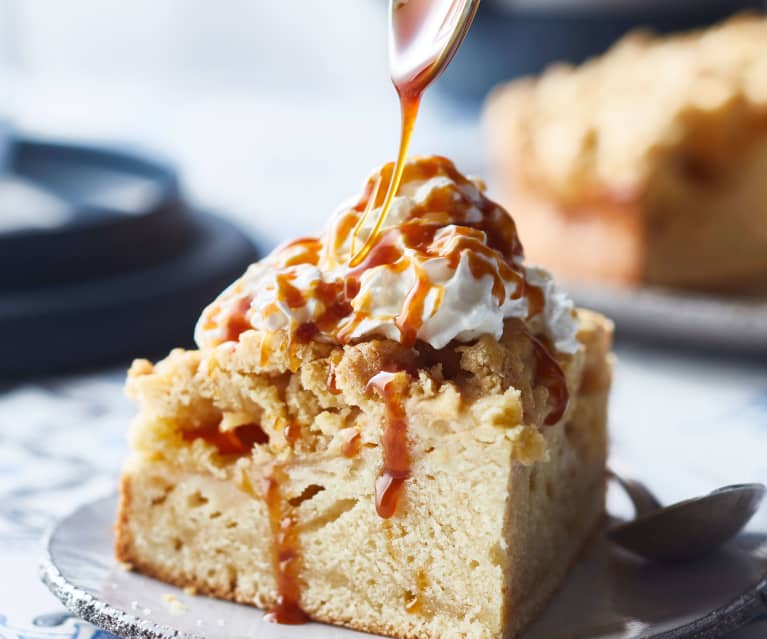 Gâteau crumble aux pommes