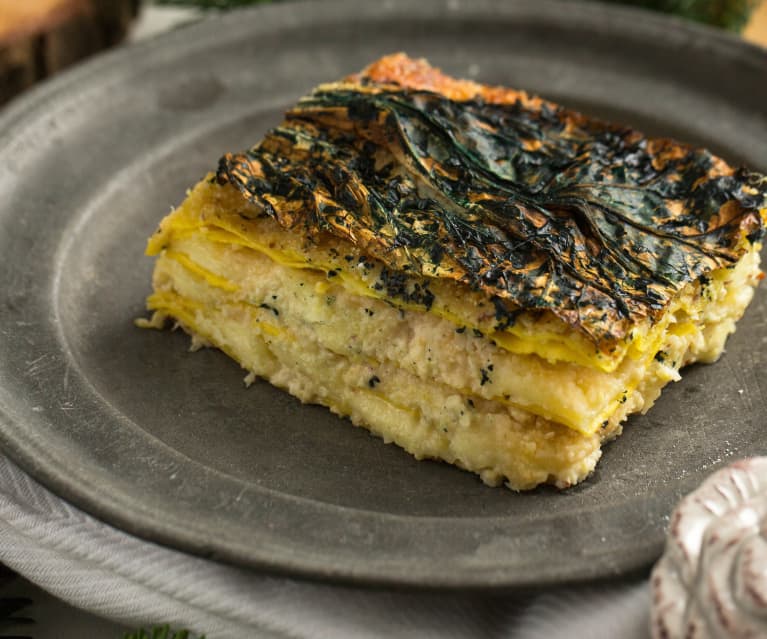 Lasagne pecorino e cavolo nero