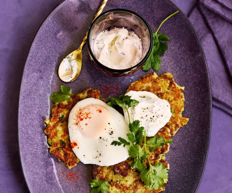 Orientalische Rösti mit Spiegelei