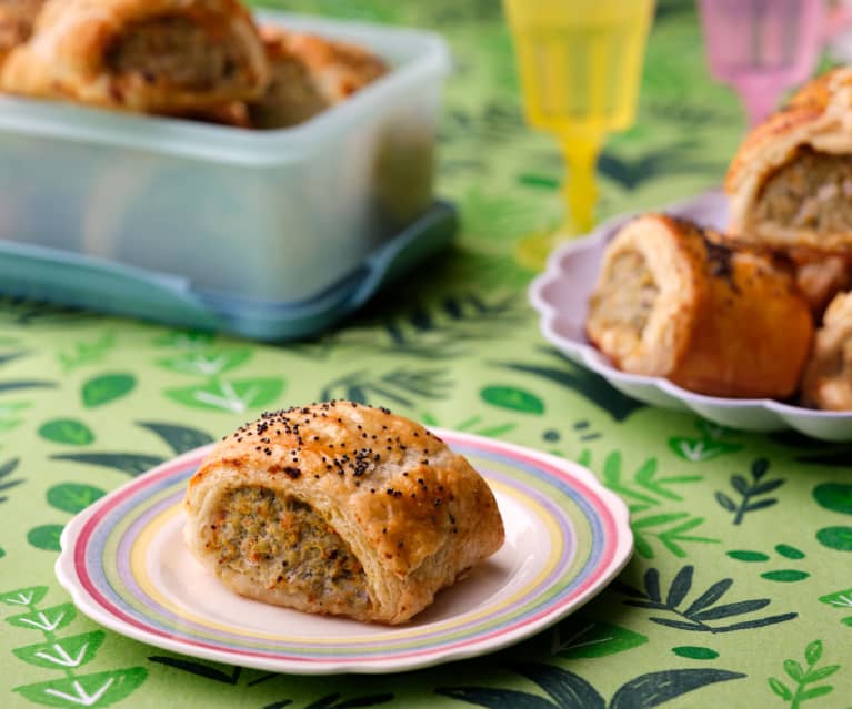 Hidden veg sausage rolls