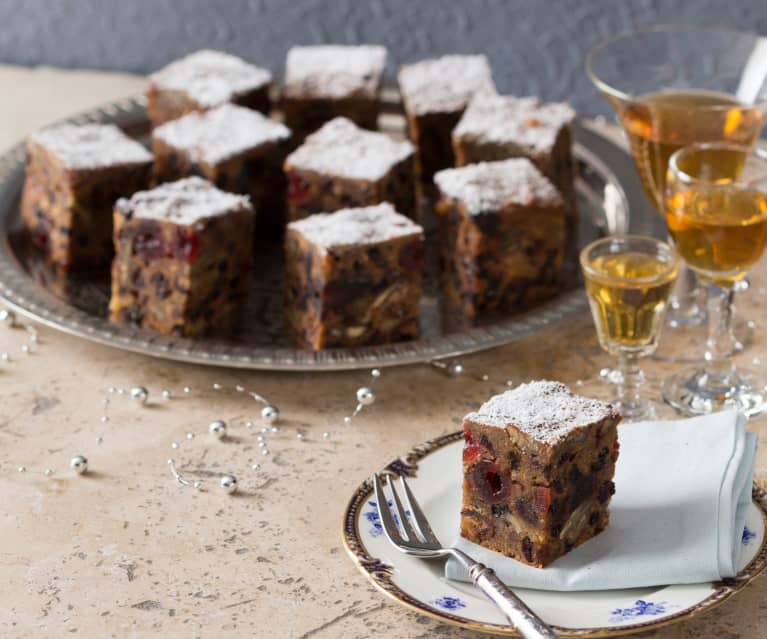 Gâteau aux fruits de Noël sans gluten