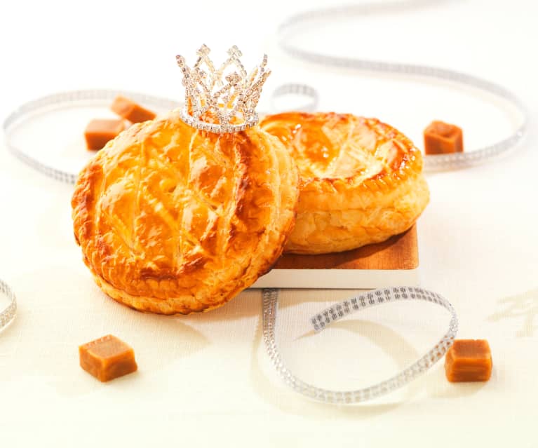 Galette des rois alle mele caramellate