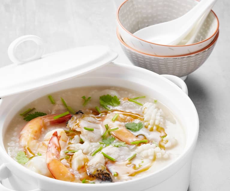 Bubur Seafood Tio Ciu Teochew Seafood Porridge Cookidoo Das Offizielle Thermomix Rezept Portal