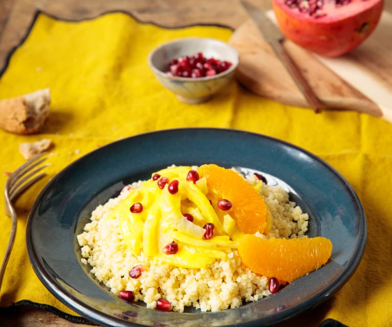 Fenouil et millet, gelée d'orange à l'anis