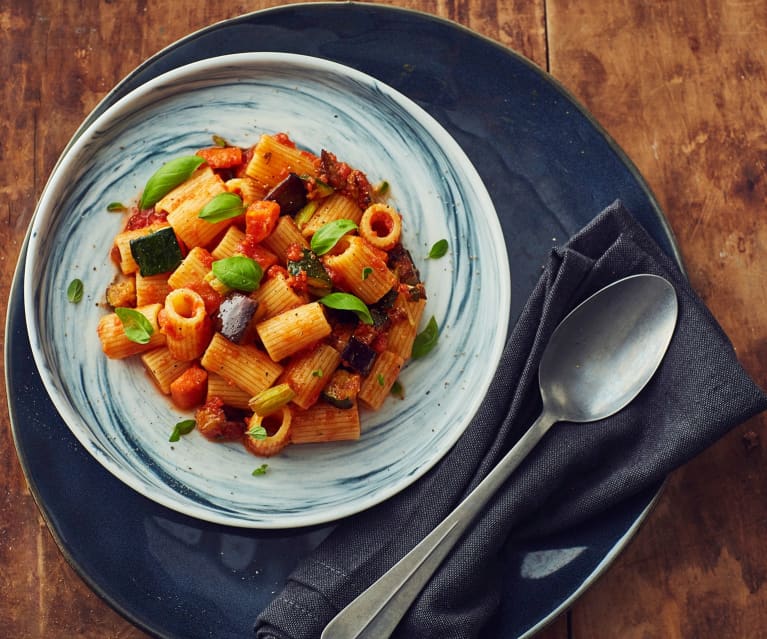 Pasta with Hearty Vegetable Sauce
