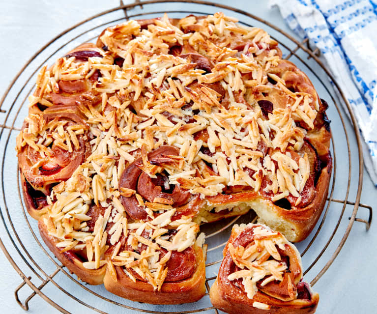 Zwetschgenschnecken mit Bienenstichkruste