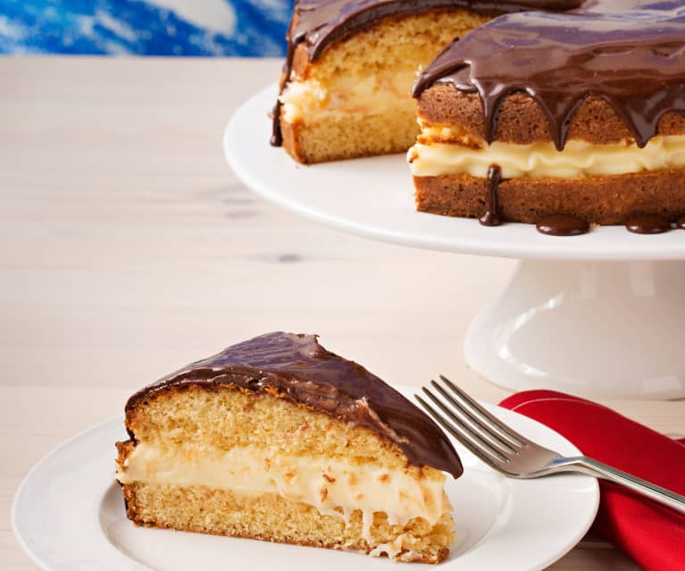 Boston cream pie - Cookidoo® – la plataforma de recetas oficial de  Thermomix®