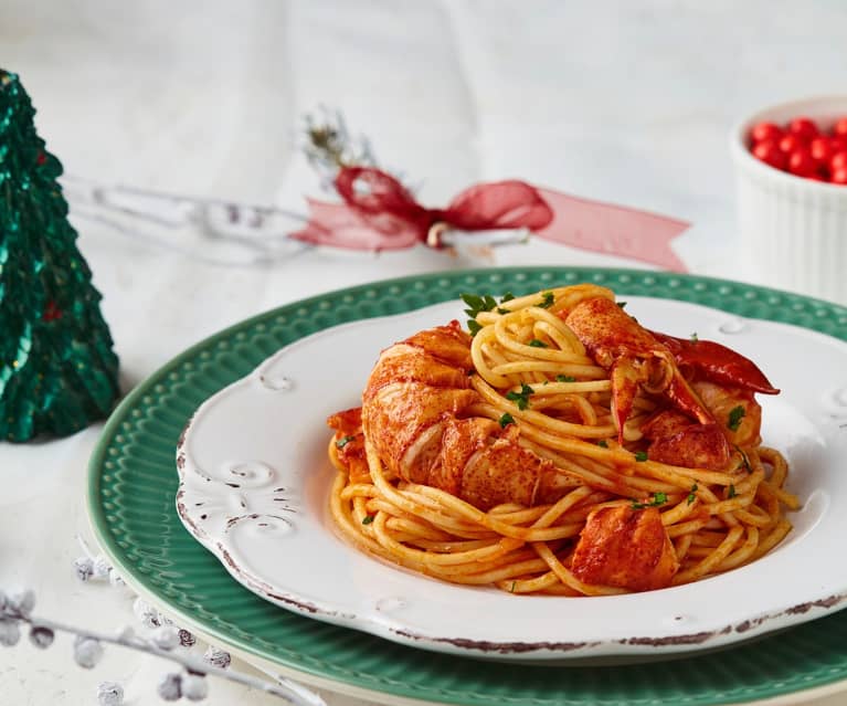 Spaghetti alla chitarra con aragosta - Cookidoo® – the official