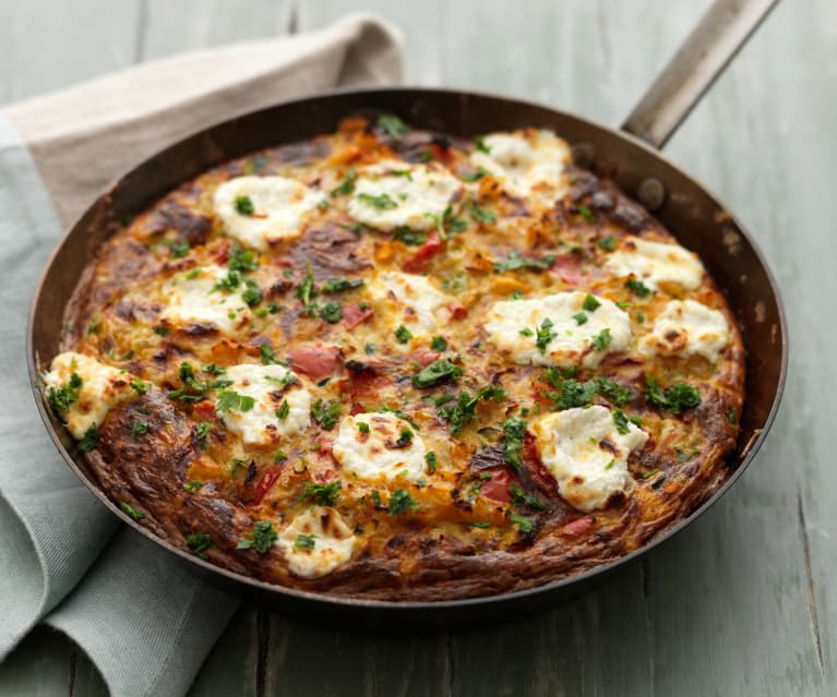 Sweet Potato and Courgette Frittata