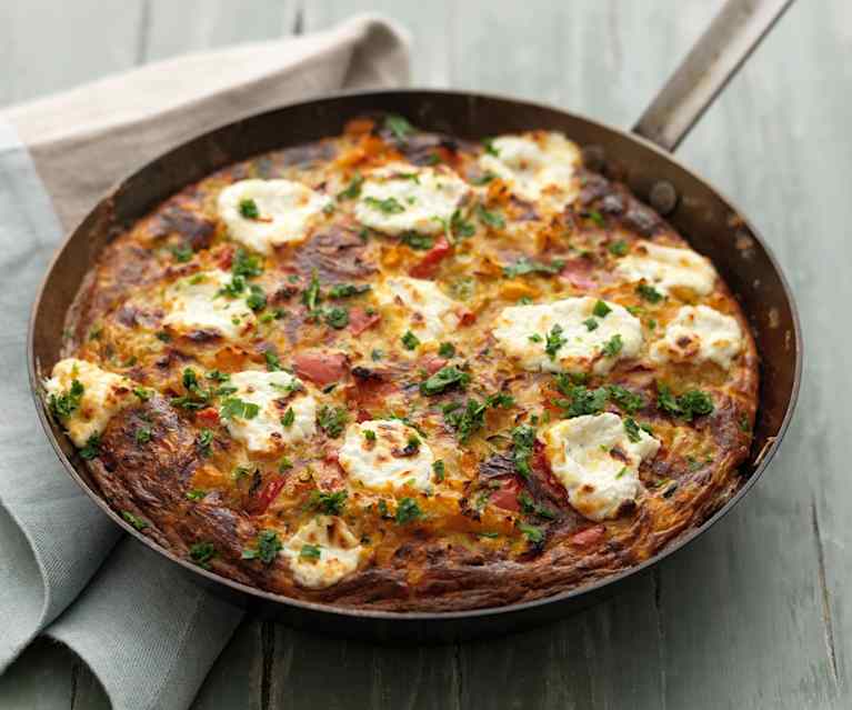 Sweet Potato and Zucchini Frittata