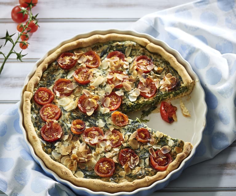 Spinat-Tomaten-Quiche