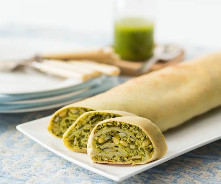 Courgette strudel