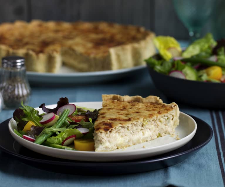 Tuna and Spring Onion Quiche