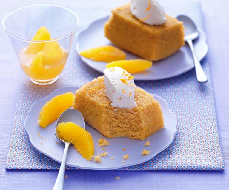 Gâteau vapeur à l'orange