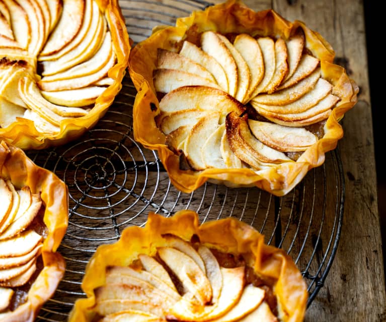 Tartelettes aux pommes en filo