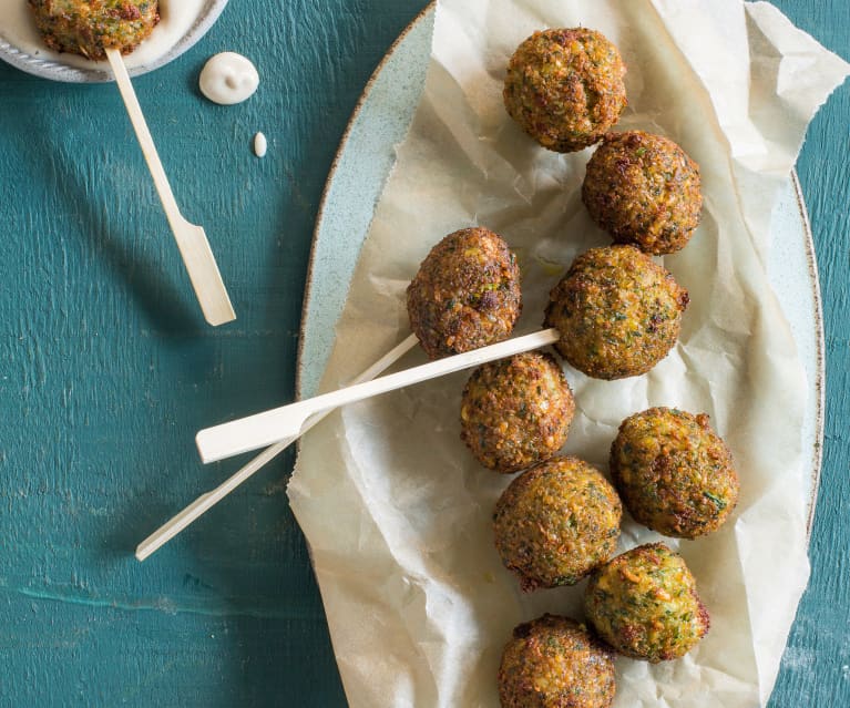 Falafels aux lentilles et chou-fleur