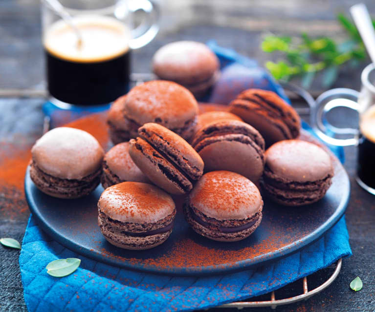 Macarons au chocolat