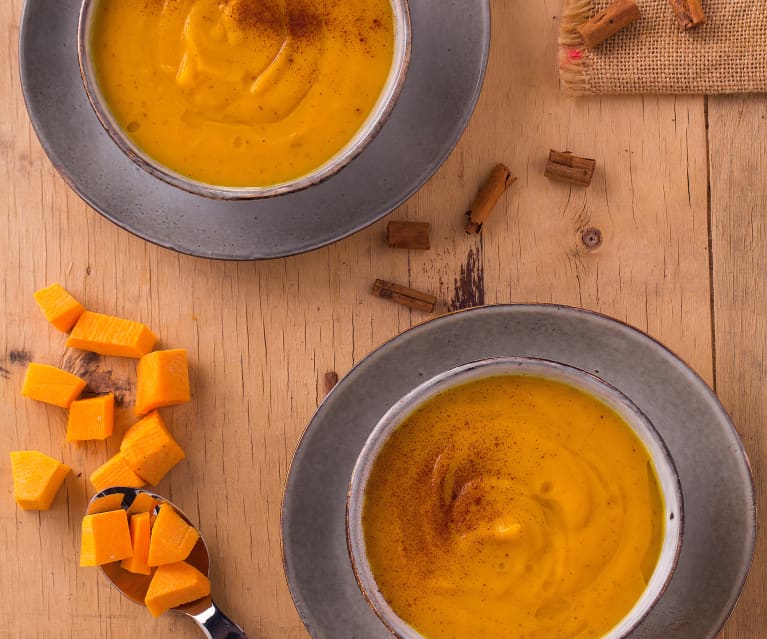 Crema di zucca al profumo di cannella