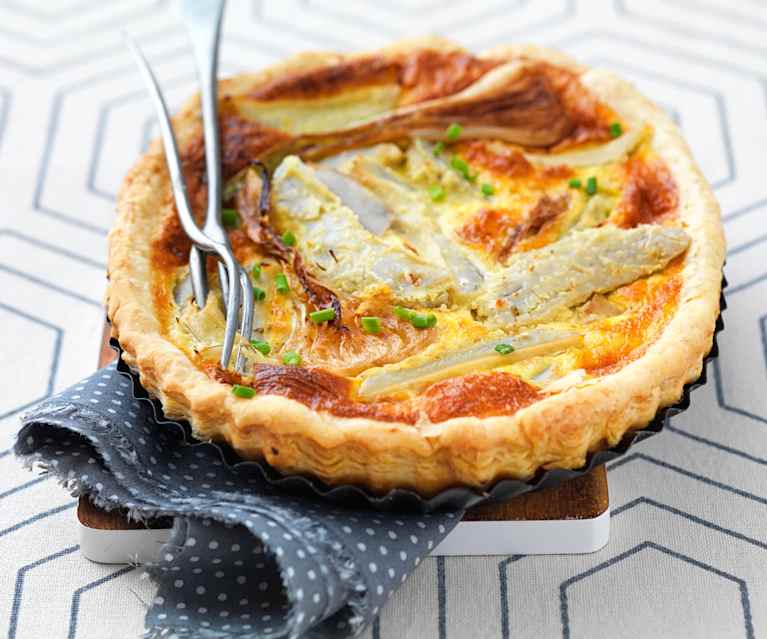 Quiche oignon-artichaut