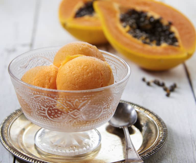 Papaya Sorbet