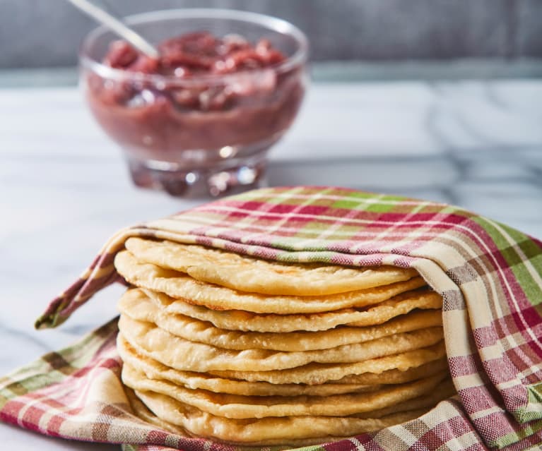 Tortillas de harina caseras