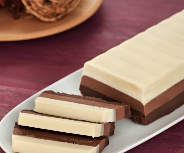 Turrón de tres chocolates