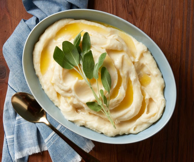 Buttermilk Mashed Potatoes Without a Masher - No Frills Kitchen