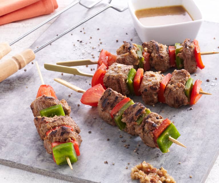 Brochettes de boeuf mariné au pesto, miel et bière - Cookidoo® – the  official Thermomix® recipe platform