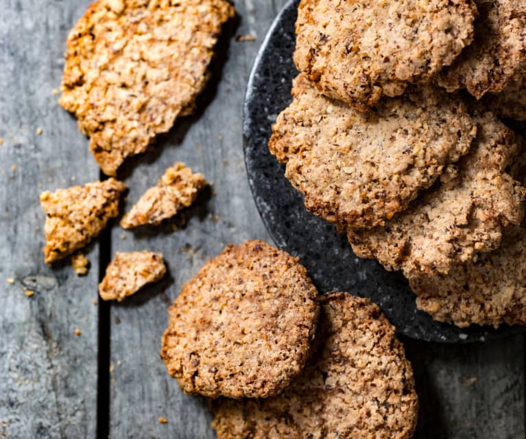 Petits biscuits vanille et avoine pour le goûter {recette dès 18