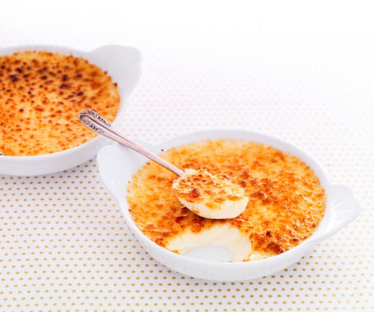 Crème brûlée sans œuf