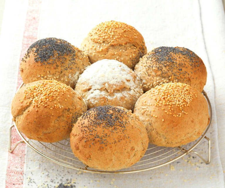 Pain rapide aux trois graines façonnage marguerite Pain rapide aux trois graines façonnage marguerite