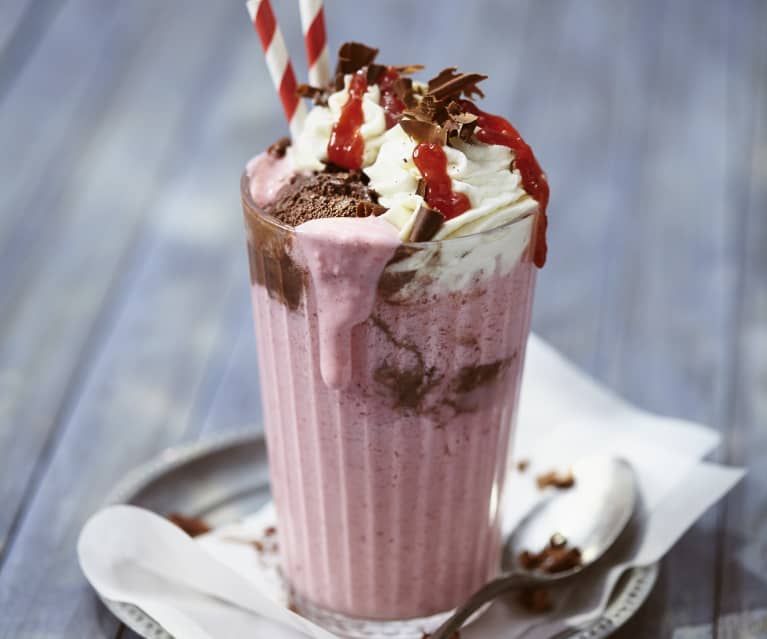 Erdbeer Schoko Milchshake Cookidoo Das Offizielle Thermomix Rezept Portal