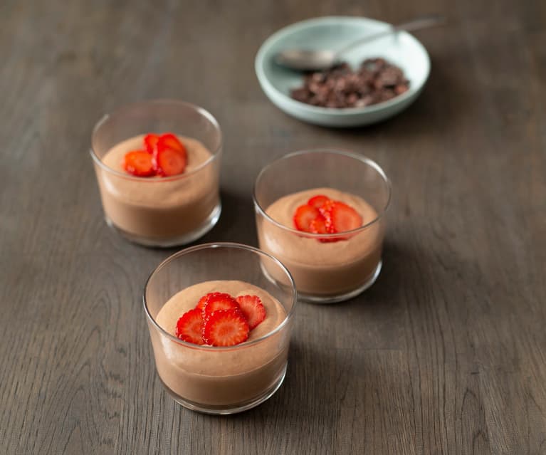 Almond chocolate mousse 