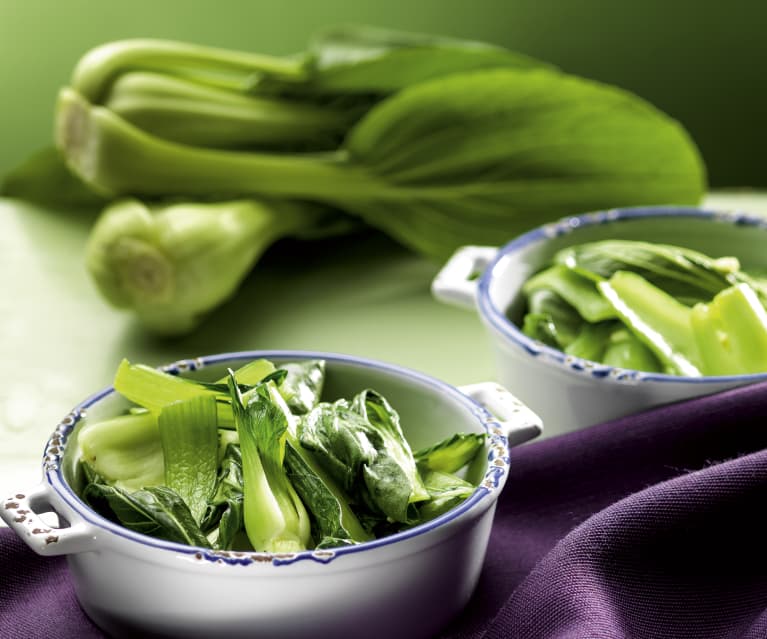 Pak choi salteado