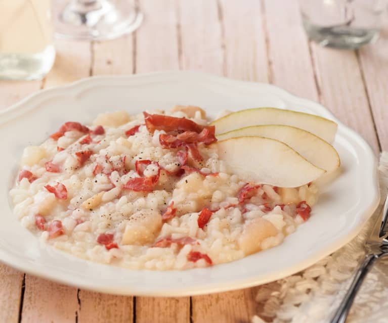 Risotto bresaola e pere (senza glutine)