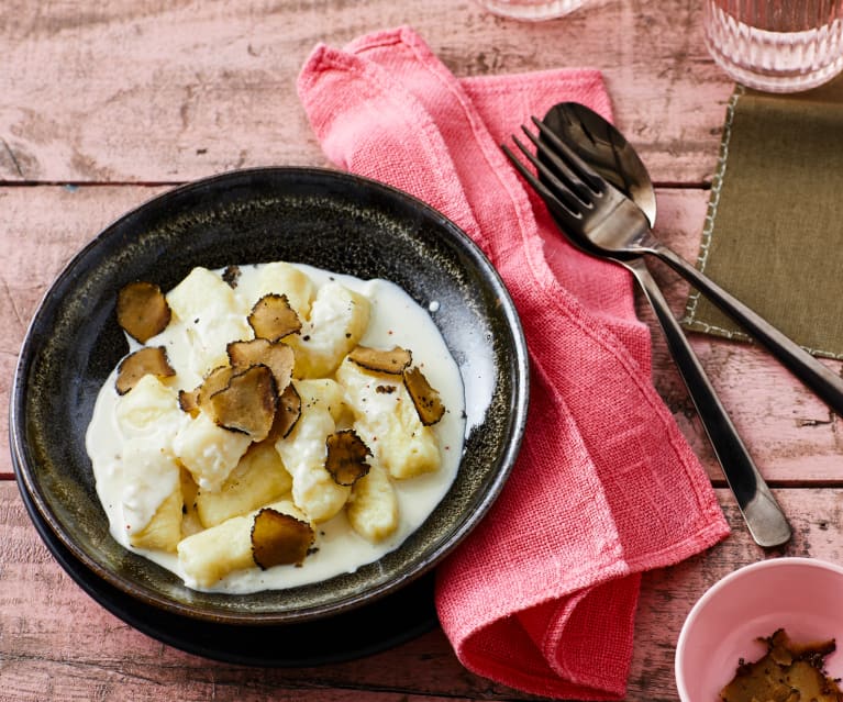 Gnocchi mit Ziegenkäse und Trüffel