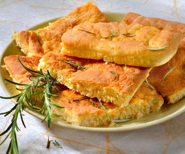 Focaccia aux pois chiches