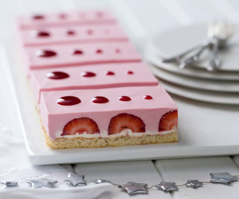 Strawberry jelly slice - Cookidoo® – the official Thermomix® recipe platform