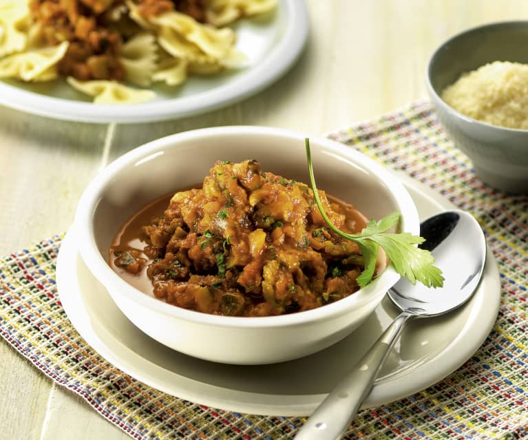 Molho de legumes para macarrão