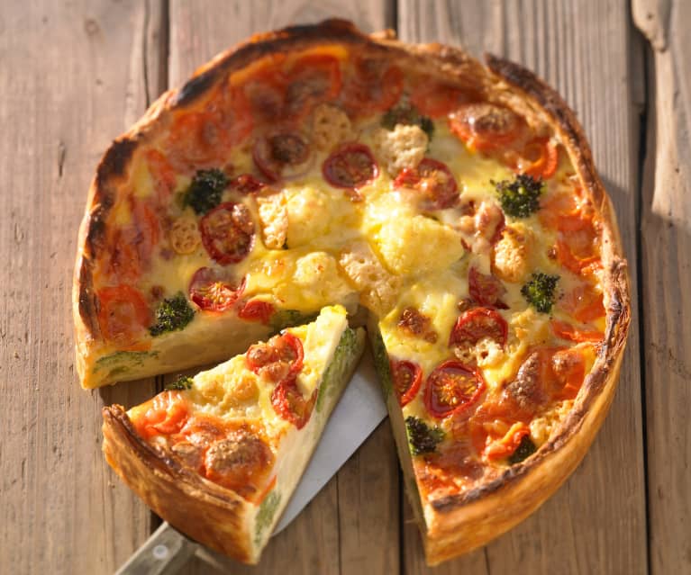 Appenzeller-Gemüse-Quiche - Cookidoo® – the official Thermomix® recipe ...