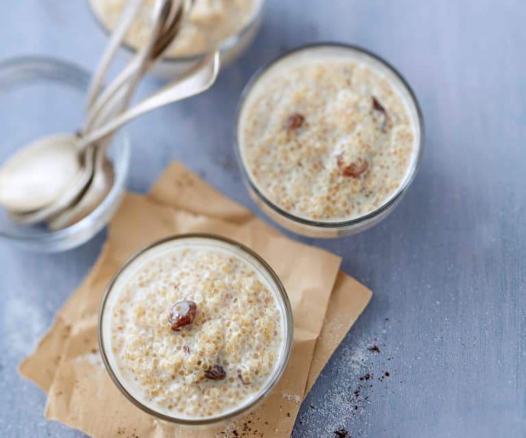 Quinoa au lait d'amande et à la vanille Quinoa au lait d'amande et à la vanille