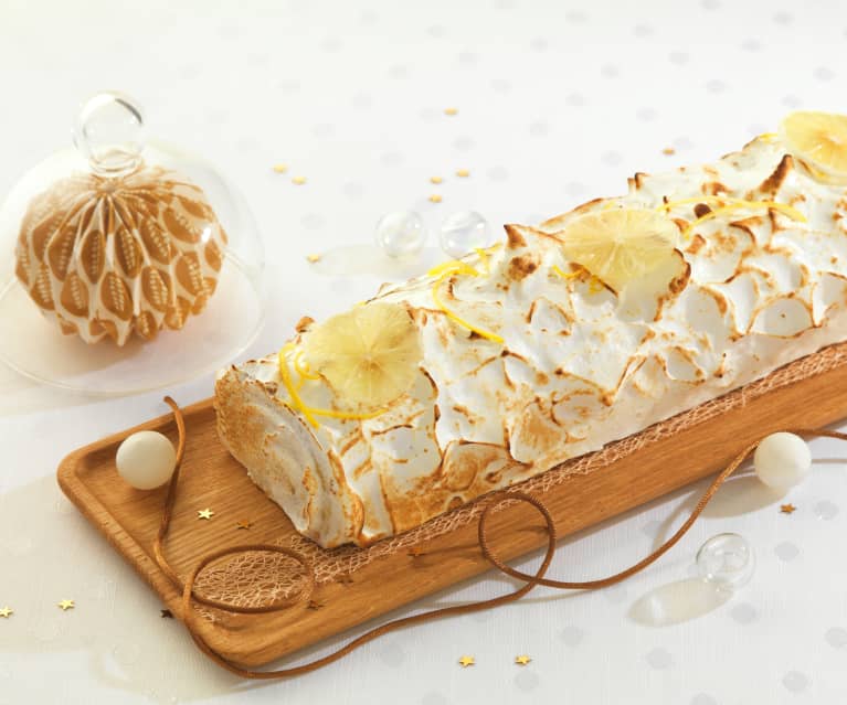 Bûche meringuée au citron