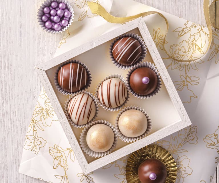 Bombones de chocolate vieneses Bombones de chocolate vieneses