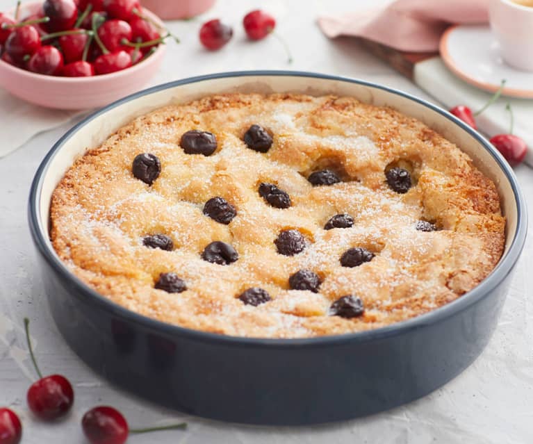 Torta di ciliegie e mandorle