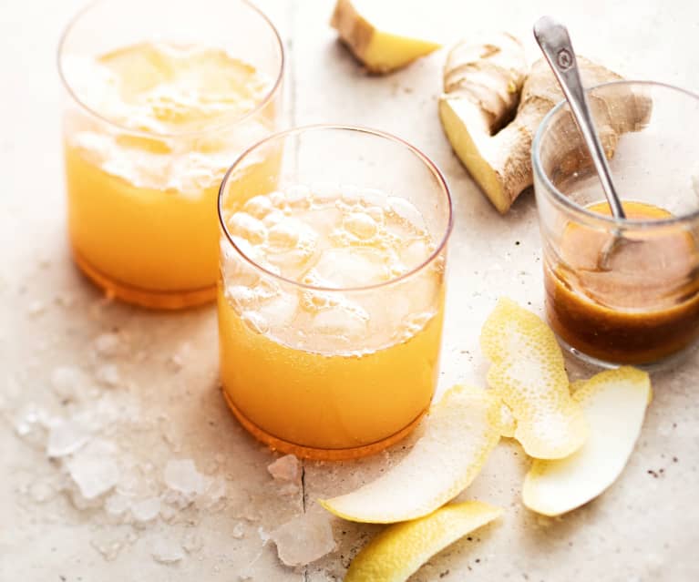 Ginger Shot  La recette du shot carotte, orange et gingembre