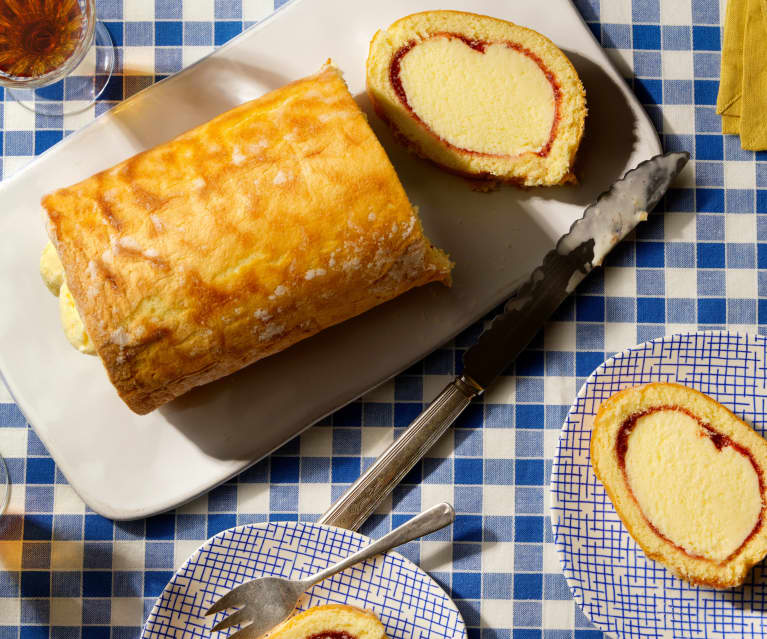 Ice Cream Swiss Roll Cake (Arctic Roll) - Culinary Ginger