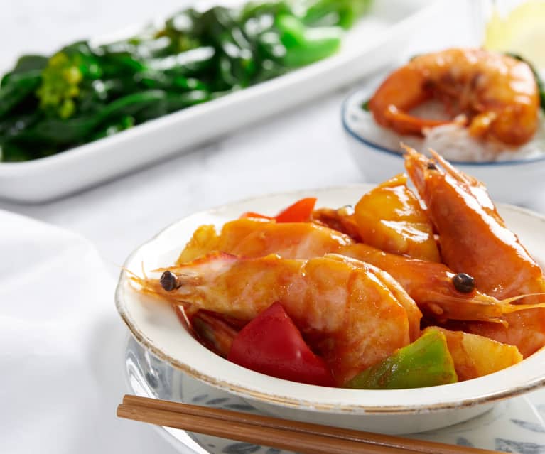 Sweet And Sour Prawns