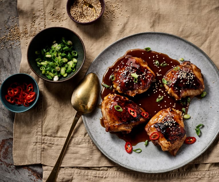 Sous-Vide Teriyaki Chicken Thighs (TM5)