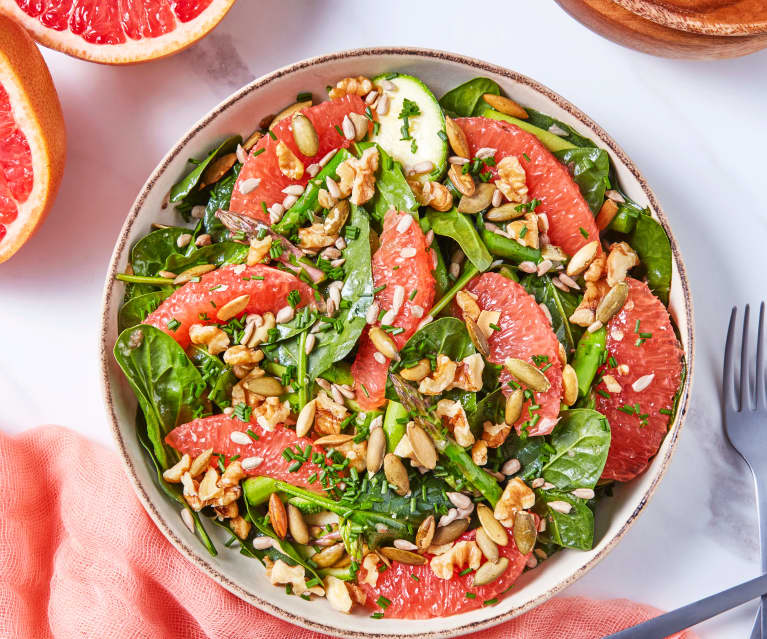 Spring Greens and Grapefruit Salad