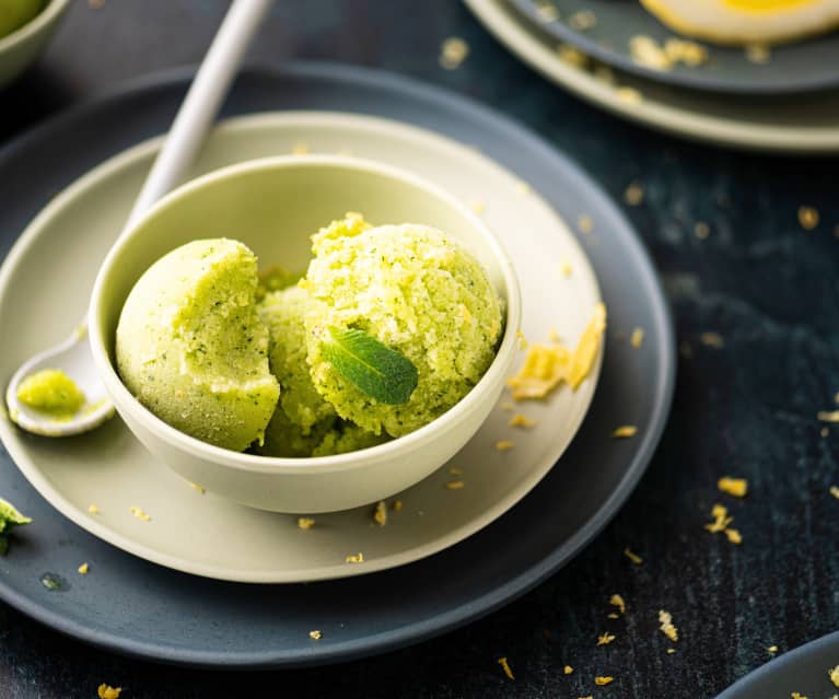 Sorbetto zucchine e limone